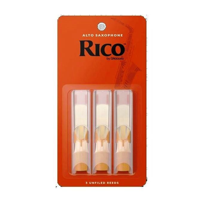 Rico by D'Addario Alto Saxophone Reeds - Strength 2.5 - Box Of 3 Pieces
