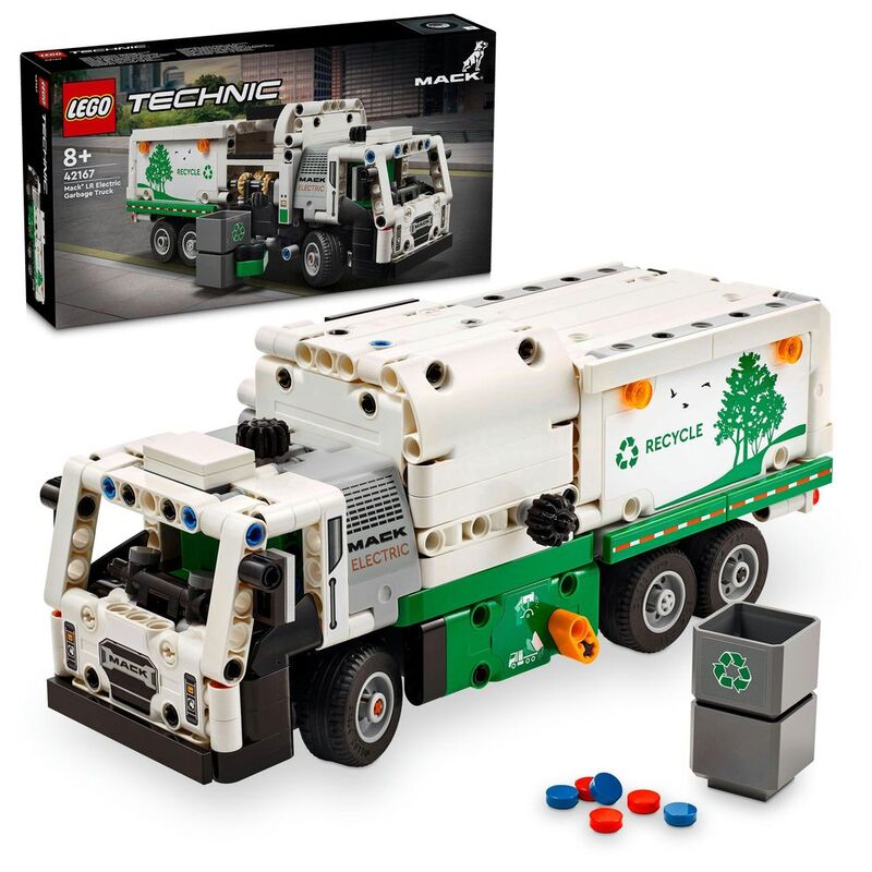 LEGO Technic Mack Lr Electric Garbage Truck 42167 (503 Pieces)