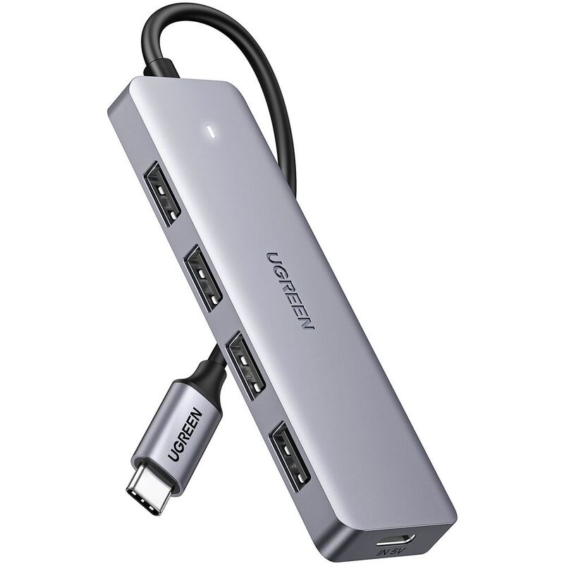 UGREEN USB-C Hub 4 Ports USB-C Adapter Type C Hub - Black