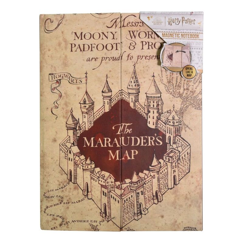 Blue Sky Studios Harry Potter Marauders Map A5 Notebook